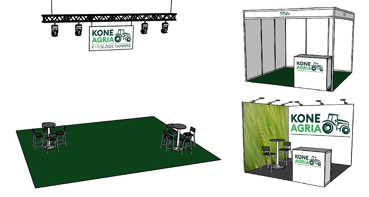 Kone Agria25 Nettisivuille osastorakentamisen materiaali 27062025